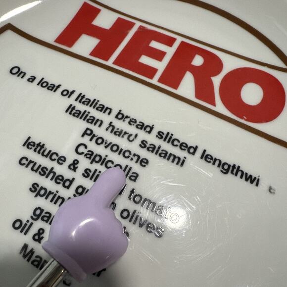 Taste Setter Sandwich Recipe Plates Graphic Gourmet 1970s by SIGMA Made in Japan - Picture 8 of 16